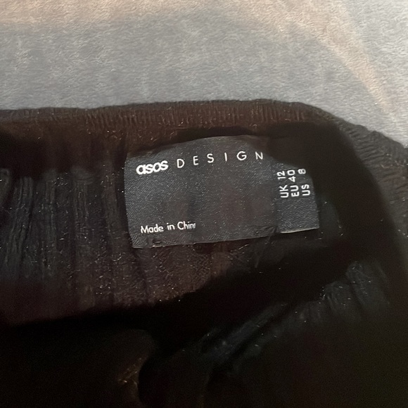 ASOS DESIGN sweater with faux feather cuff detail - US 8 - Picture 7 of 8